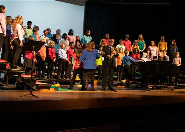 2023 All County Chorus Students Performing